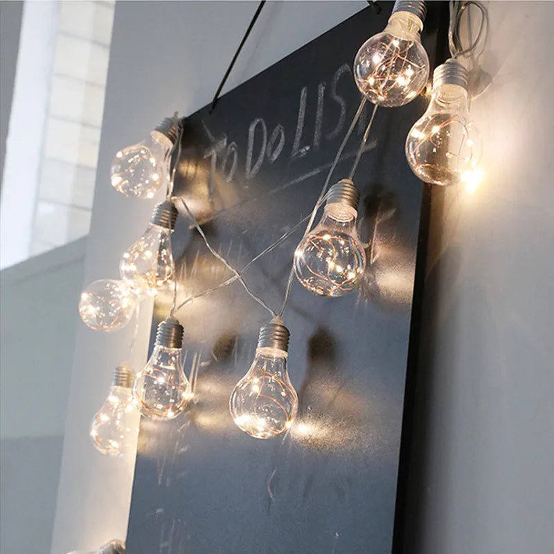 LED Fairy Bulb String Lights – Indoor/Outdoor Garland | Trendorio