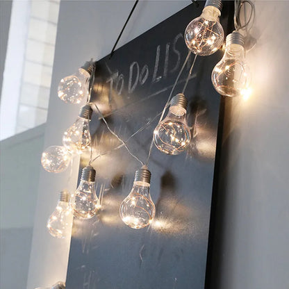 LED Fairy Bulb String Lights – Indoor/Outdoor Garland | Trendorio