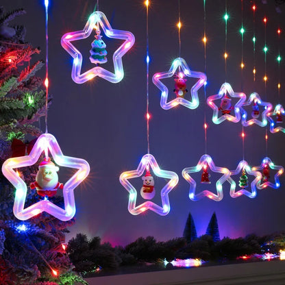 Christmas LED Curtain Strip Lights – USB Garland Fairy Lights | Trendorio