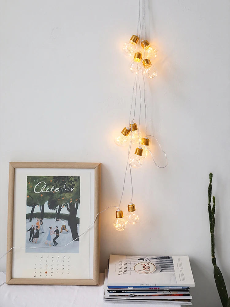 LED Fairy Bulb String Lights – Indoor/Outdoor Garland | Trendorio