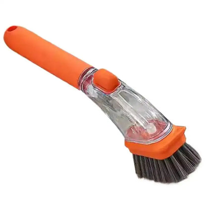 Refillable Liquid Dishwashing Brush – Long-Handle Kitchen Scrubber | Trendorio Shop