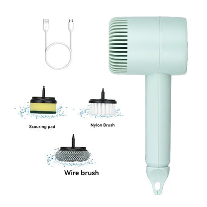 Handheld 5-in-1 Electric Cleaning Brush – Compact Multi-Surface Scrubber | Trendorio Shop