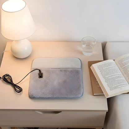 Compact USB Heated Foot Warmer – Plush Foot Heating Mat for Cold Feet