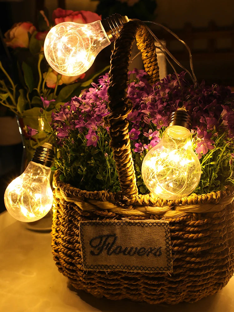 LED Fairy Bulb String Lights – Indoor/Outdoor Garland | Trendorio