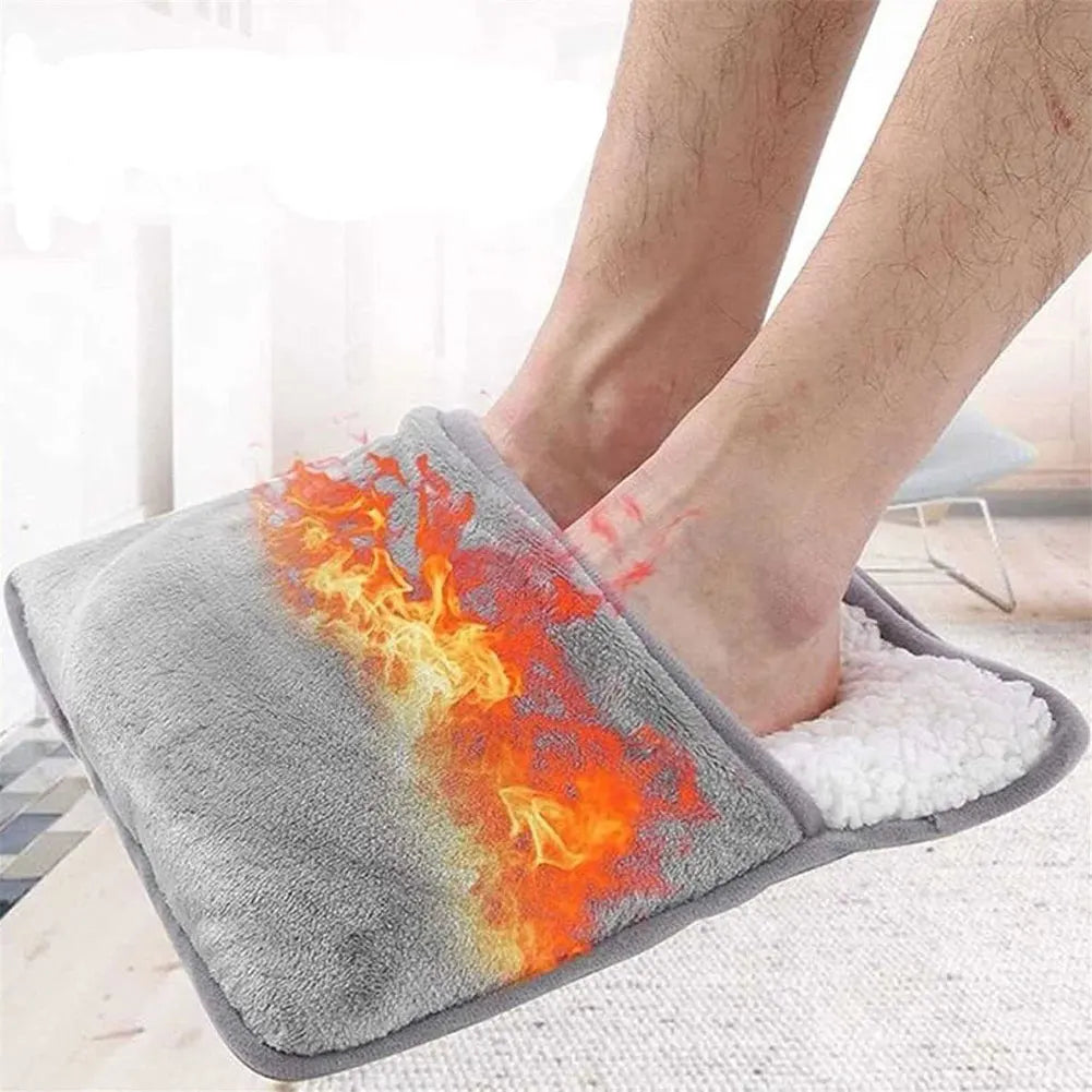 Soft Velvet Heated Foot Pad – USB Rechargeable Foot Warmer