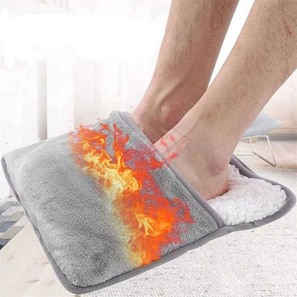Soft Velvet Heated Foot Pad – USB Rechargeable Foot Warmer