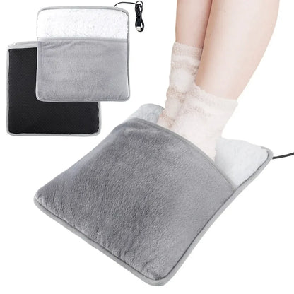 Soft Velvet Heated Foot Pad – USB Rechargeable Foot Warmer