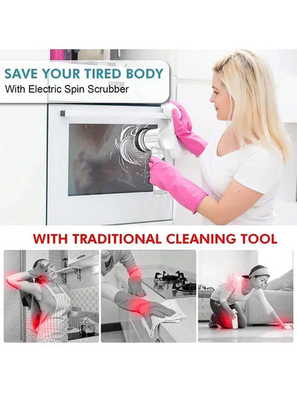 1. 5-in-1 Electric Spin Scrubber Brush – Bathroom, Tile & Sink Cleaner | Trendorio Shop
