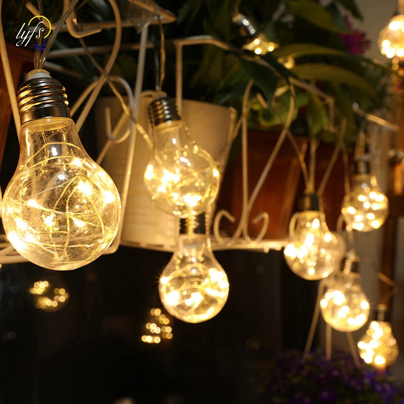 LED Fairy Bulb String Lights – Indoor/Outdoor Garland | Trendorio