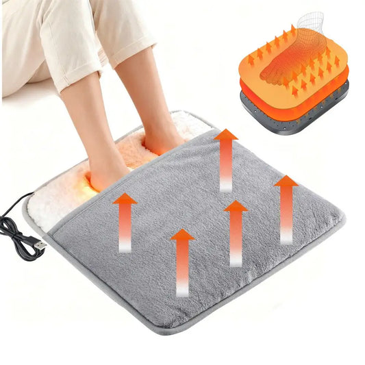 Energy-Saving USB Foot Warmer – Electric Plush Foot Heat Pad
