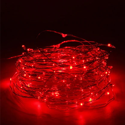 USB LED Fairy Lights – Copper & Silver Wire (1/5/20/20M) | Trendorio