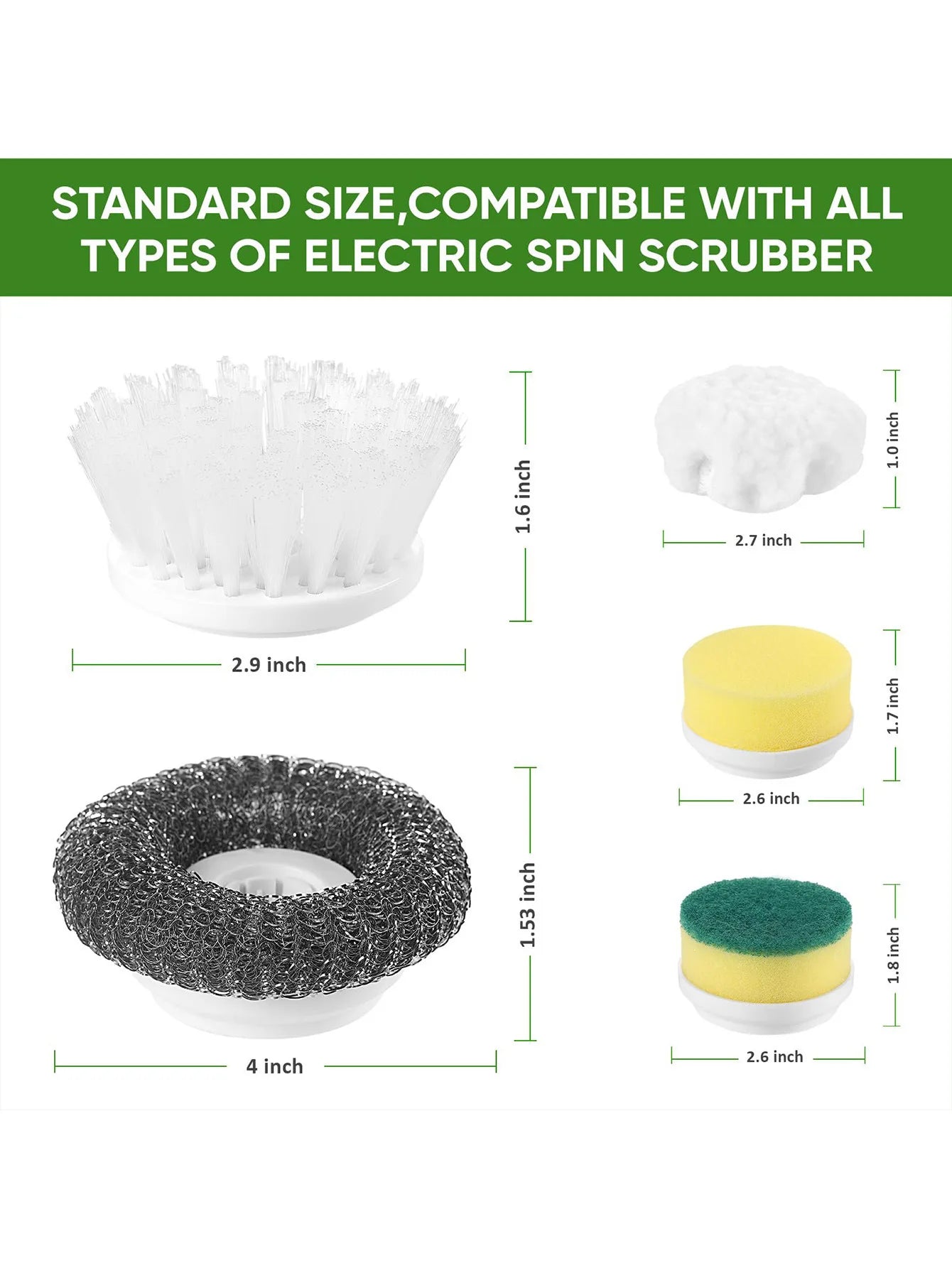 5-in-1 Electric Cleaning Brush Set – Multi-Purpose Kitchen & Bathroom Scrubber & Shoe Polishing Tool | Trendorio Shop