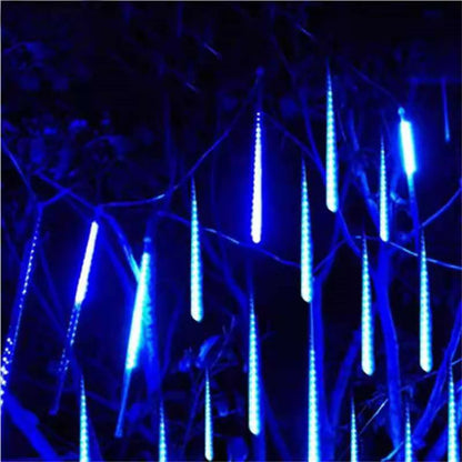LED Icicle Curtain String Lights – 30/50cm Meteor Shower Style Lights for Christmas, Garden & Wedding Decor