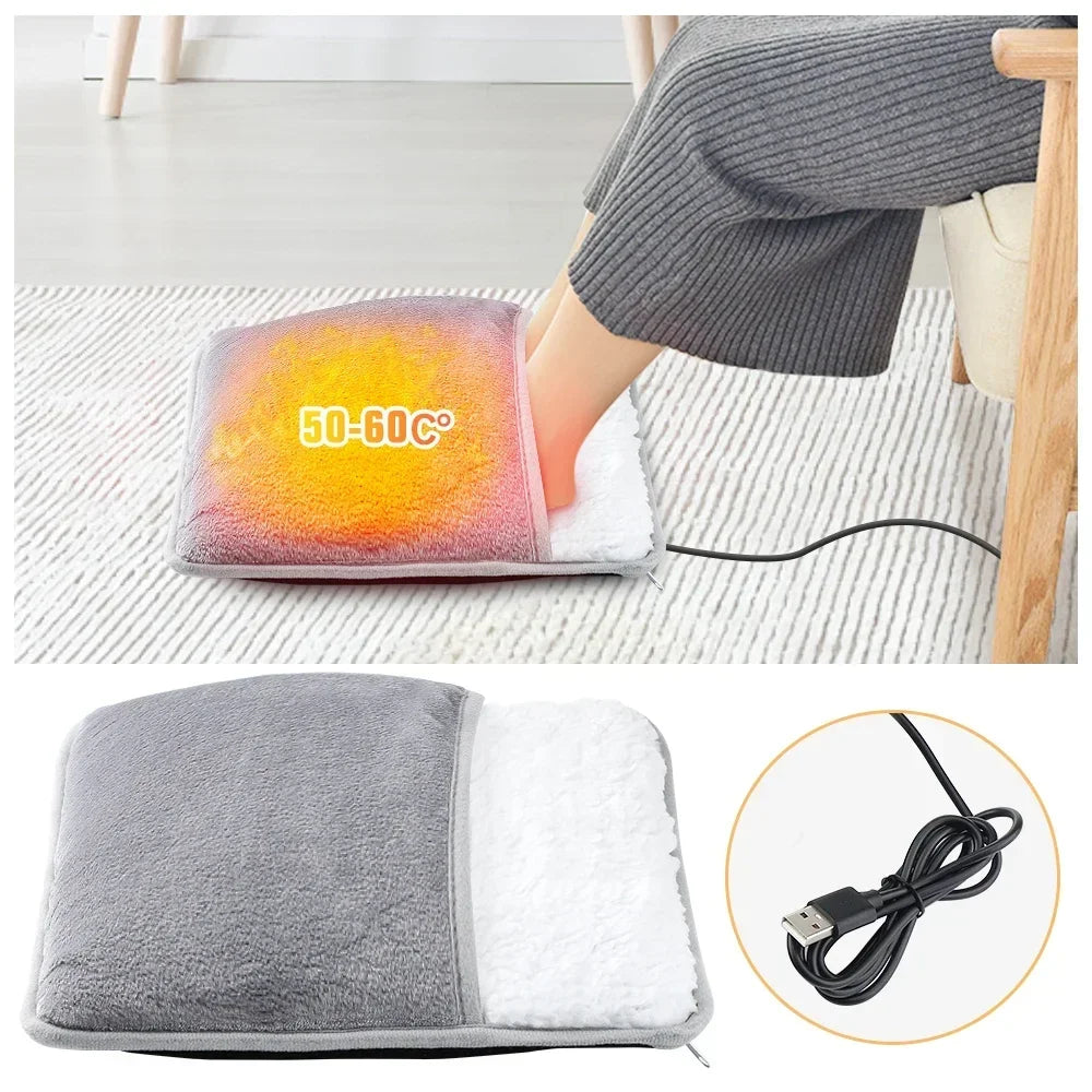USB 5V Foot Heating Mat – Portable Electric Foot Warmer