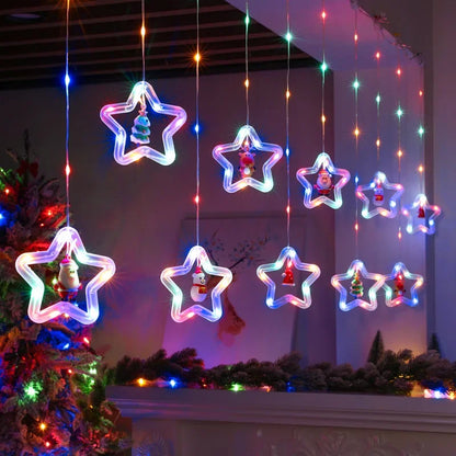 Christmas LED Curtain Strip Lights – USB Garland Fairy Lights | Trendorio