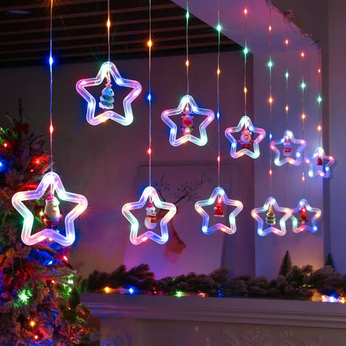 Christmas LED Curtain Strip Lights – USB Garland Fairy Lights | Trendorio