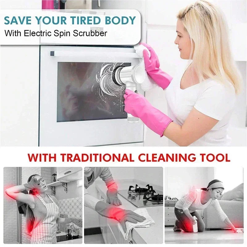 1. 5-in-1 Electric Spin Scrubber Brush – Bathroom, Tile & Sink Cleaner | Trendorio Shop