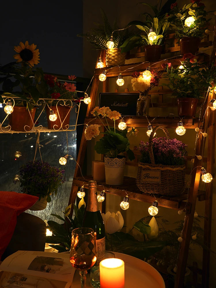 LED Fairy Bulb String Lights – Indoor/Outdoor Garland | Trendorio