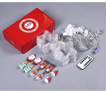 Christmas LED Curtain Strip Lights – USB Garland Fairy Lights | Trendorio