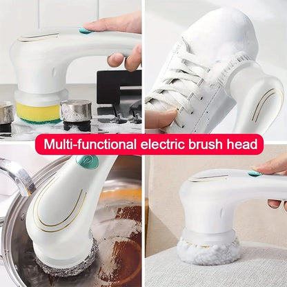 2. 5-in-1 USB Multifunction Cleaning Brush – Kitchen & Bathroom Cleaning Tool | Trendorio Shop