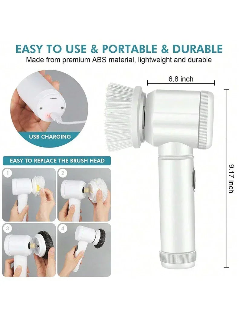 1. 5-in-1 Electric Spin Scrubber Brush – Bathroom, Tile & Sink Cleaner | Trendorio Shop