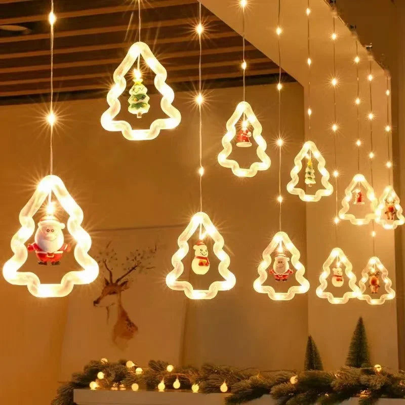Christmas LED Curtain Strip Lights – USB Garland Fairy Lights | Trendorio