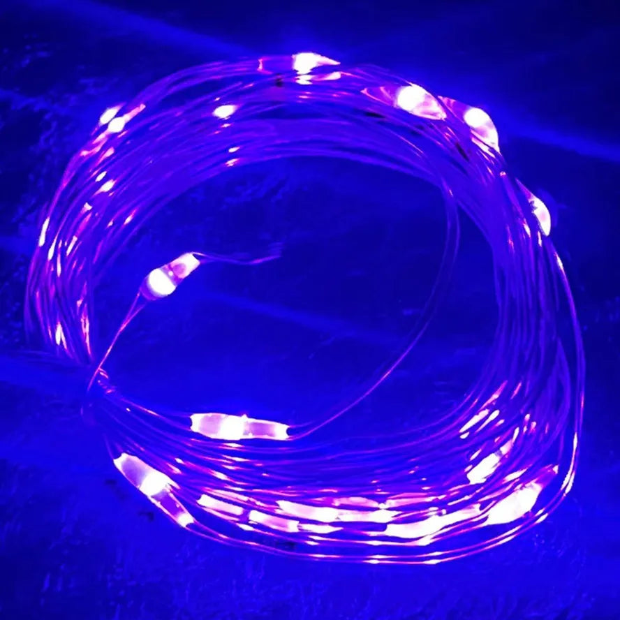 USB LED Fairy Lights – Copper & Silver Wire (1/5/20/20M) | Trendorio