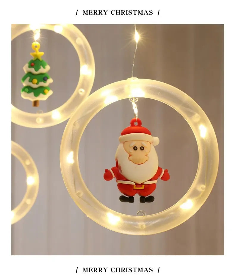 Christmas LED Curtain Strip Lights – USB Garland Fairy Lights | Trendorio