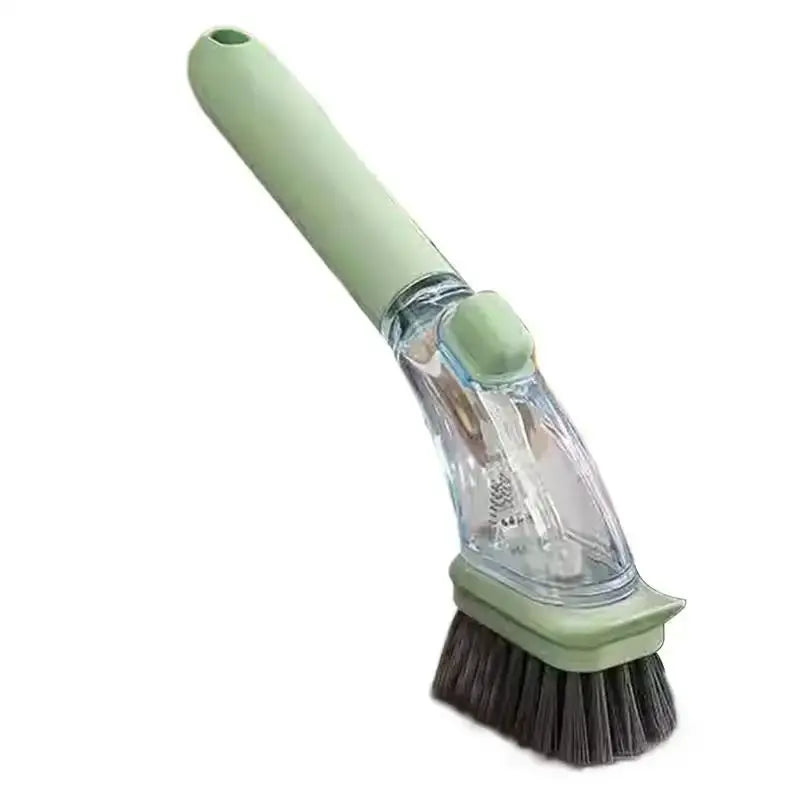 Refillable Liquid Dishwashing Brush – Long-Handle Kitchen Scrubber | Trendorio Shop