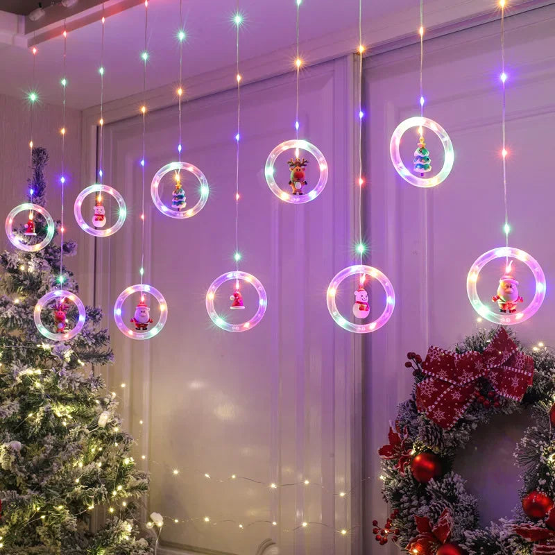 Christmas LED Curtain Strip Lights – USB Garland Fairy Lights | Trendorio