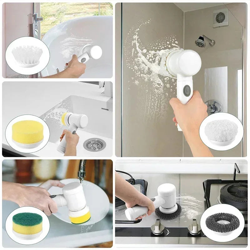 1. 5-in-1 Electric Spin Scrubber Brush – Bathroom, Tile & Sink Cleaner | Trendorio Shop