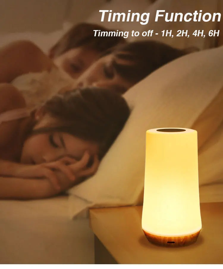 LED Night Light 13 Color Changing RGB Table Lamp Remote Control Touch Rechargeable RGB Night Lamp Dimmable Bedside Light