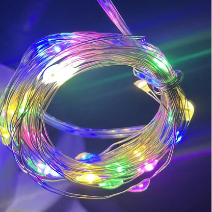 USB LED Fairy Lights – Copper & Silver Wire (1/5/20/20M) | Trendorio