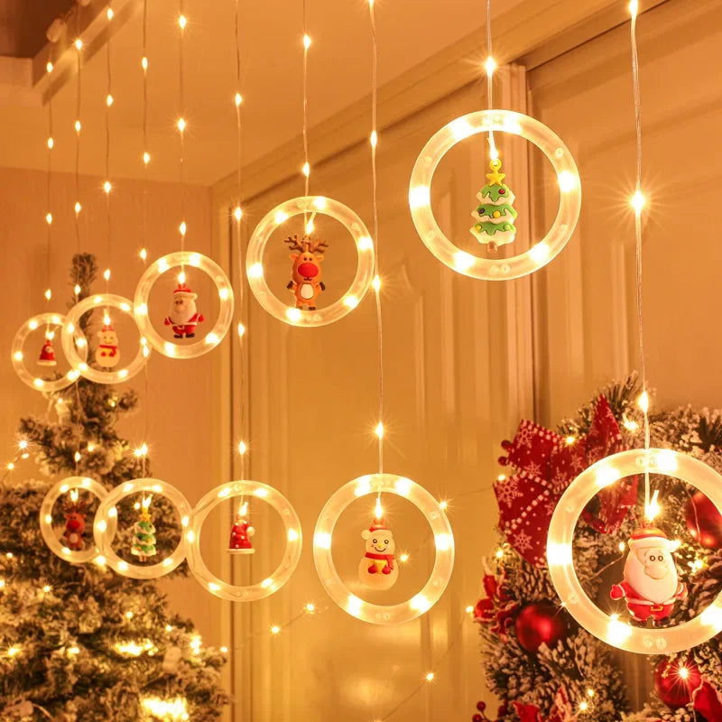 Christmas LED Curtain Strip Lights – USB Garland Fairy Lights | Trendorio